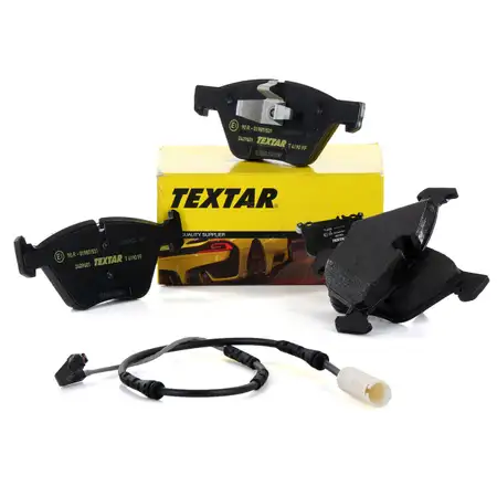 TEXTAR 2409601 Bremsbel&auml;ge + Sensor BMW 1er E81-88 120i 130i 123d 3er E90 318-330i vorne