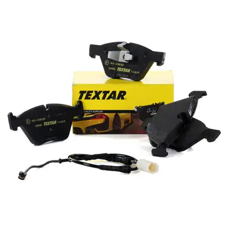 TEXTAR 2409601 Bremsbel&auml;ge + Warnsensor BMW 1er E81-E88 3er E90-93 ab 03.2010 vorne