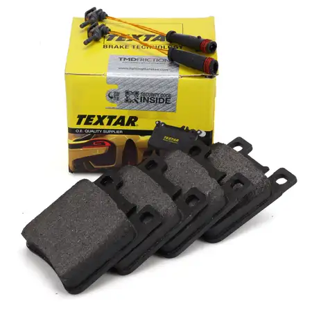 TEXTAR 2130501 Bremsbel&auml;ge + Wako MERCEDES W203 C209 A209 W220 R171 hinten