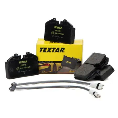 TEXTAR 2087708 Bremsbel&auml;ge + Warnkontaktsensor PORSCHE 944 3.0 S2 968 3.0 vorne