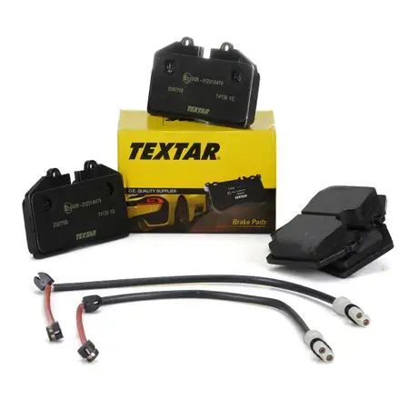 TEXTAR 2087709 Bremsbel&auml;ge + Wako PORSCHE 944 / Cabrio 3.0 S2 211 PS hinten