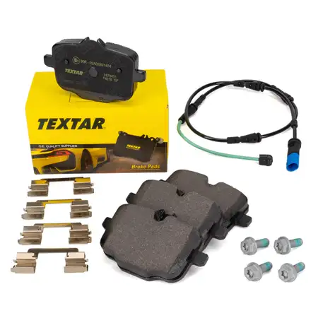 TEXTAR 2470401 Bremsbel&auml;ge + Wako BMW 5er G30 G31 7er G11 G12 8er G14-16 X3 X5 X6 hinten