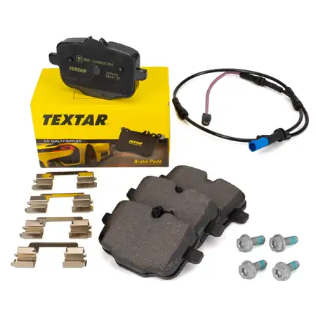 TEXTAR 2470401 Bremsbel&auml;ge + Wako BMW 5er G31 Touring 6er G32 Gran Turismo hinten