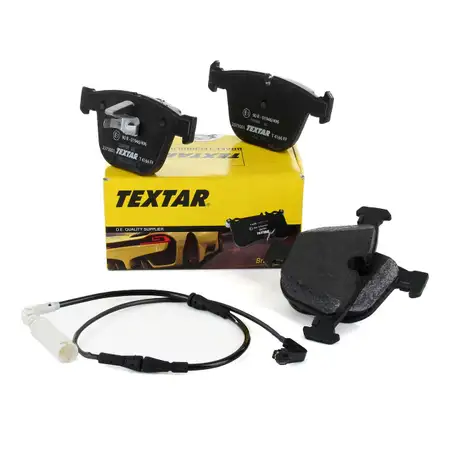 TEXTAR 2373001 Bremsbel&auml;ge + Wako BMW 5er E60 535-M5 535d 6er E63 E64 630-M6 635d hinten