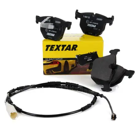 TEXTAR 2355001 Bremsbel&auml;ge + Wako BMW 3er E90-93 330i 335i 325-335d ab 03.2010 hinten