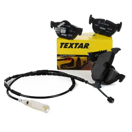 TEXTAR 2392701 Bremsbel&auml;ge + Wako BMW 1er E81-88 3er E90-93 ab 03.2010 hinten