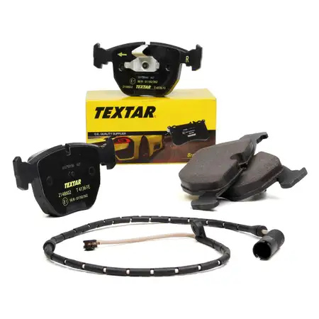 TEXTAR 2148602 Bremsbel&auml;ge + Warnkontakt BMW X5 E53 3.0i 4.4i 3.0d vorne