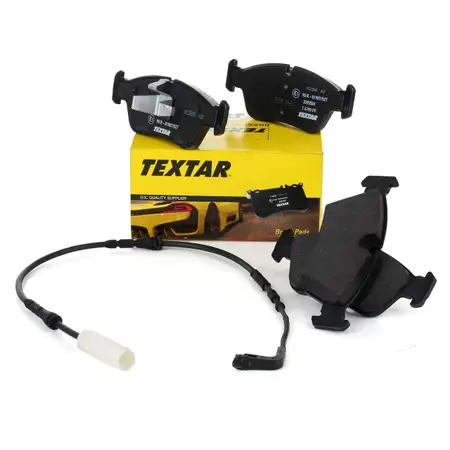 TEXTAR 2393501 Bremsbel&auml;ge + Wako BMW E87 120i 120d E90 316-320i 318d bis 03.2010 vorne