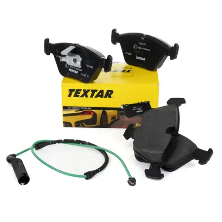 TEXTAR 2318302 Bremsbel&auml;ge + Wako BMW 3er E46 330i 330xi 330d 330xd vorne