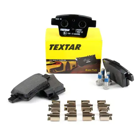 TEXTAR 2426001 Bremsbel&auml;ge FORD Mondeo 3 MK3 ab 09.2004 JAGUAR X-Type (X400) hinten