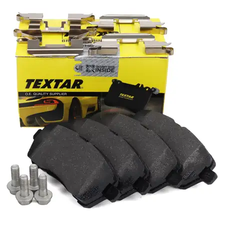 TEXTAR 2428302 Bremsbel&auml;ge Ford Fiesta 6 MK6 1.0-1.6Ti 1.4/1.5/1.6 TDCi 97/112/95 PS vorne