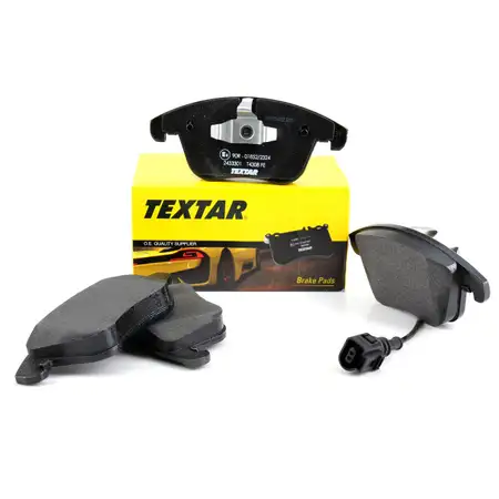 TEXTAR 2433301 Bremsbel&auml;ge + Sensor AUDI Q3 8U SEAT Alhambra VW Sharan Tiguan vorne