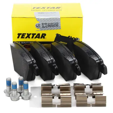 TEXTAR 2456301 Bremsbel&auml;ge VW Golf 6 Touran AUDI A1 8X A3 8P hinten 5K0698451C