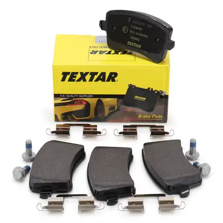 TEXTAR 2460602 Bremsbel&auml;ge AUDI A4 B8 A5 8T 8F Q5 8RB PR-1KW/2EH/2EK hinten 8K0698451L