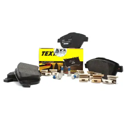 TEXTAR 24883301 Bremsbel&auml;ge CITROEN C3 II III C4 CACTUS PEUGEOT 208 II 2008 I II vorne