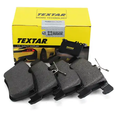 TEXTAR 2500801 Bremsbel&auml;ge VW Golf 7 T-Roc Touran AUDI A3 8V 8Y Q2 TT hinten 5Q0698451N