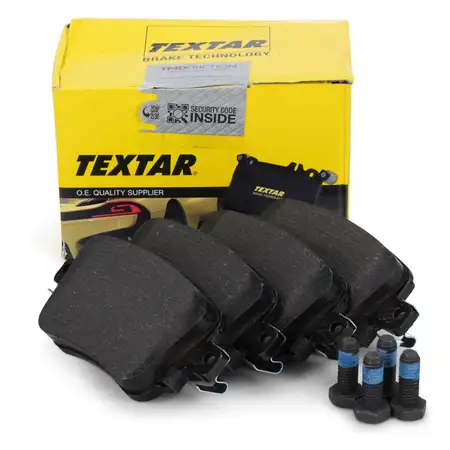 TEXTAR 2511001 Bremsbel&auml;ge VW Sharan 7N Beetle Caddy 4 AUDI A1 8X Leon 5F Octavia 3 hinten