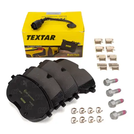 TEXTAR 2627001 Bremsbel&auml;ge + Sensor VW California Multivan Transporte T6 PR-2E4 vorne