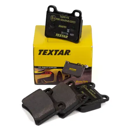 TEXTAR 2068701 Bremsbel&auml;ge MERCEDES 190 W201 W202 W124 hinten 0004209820