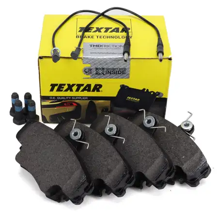 TEXTAR 2146304 Bremsbel&auml;ge + Wako f&uuml;r DACIA Logan Sandero RENAULT Clio Megane Twingo vorne