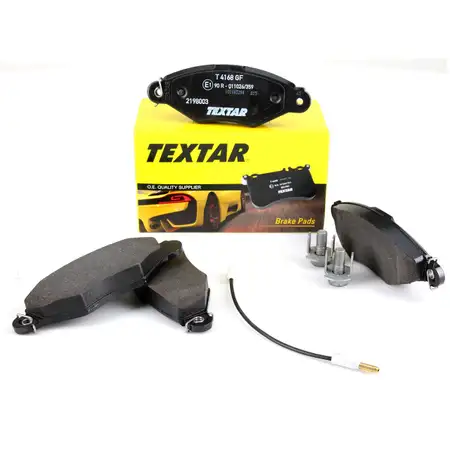 TEXTAR 2198003 Bremsbel&auml;ge + Sensor RENAULT Kangoo NISSAN Kubistar (X76) vorne