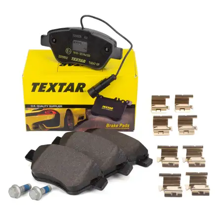 TEXTAR Bremsbel&auml;ge + Wako FIAT Bravo Idea Linea Panda Stilo ALFA ROMEO Mito LANCIA vorne