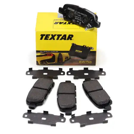 TEXTAR 2387101 Bremsbel&auml;ge NISSAN Cube Murano Qashqai Tiida X-Trail hinten