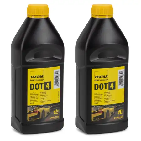 2L 2 Liter TEXTAR 95002200 Bremsfl&uuml;ssigkeit Brake Fluid DOT 4