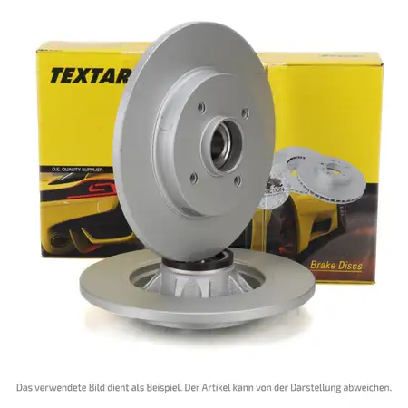 TEXTAR 92194103 Bremsscheiben + Radlager Satz PSA C4 II / Picasso 1 308 II hinten