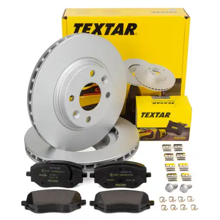 TEXTAR Bremsscheiben + Bremsbel&auml;ge RENAULT Clio 5 1.0 1.5 Blue dCi 16/17 Zoll vorne