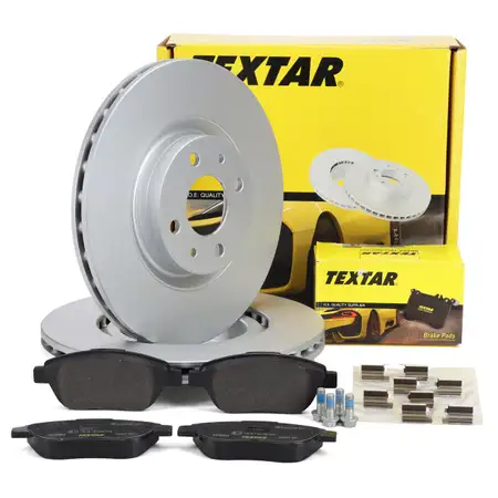 TEXTAR Bremsscheiben + Bremsbel&auml;ge FIAT Doblo 119 223 Idea 350 Linea LANCIA Musa vorne