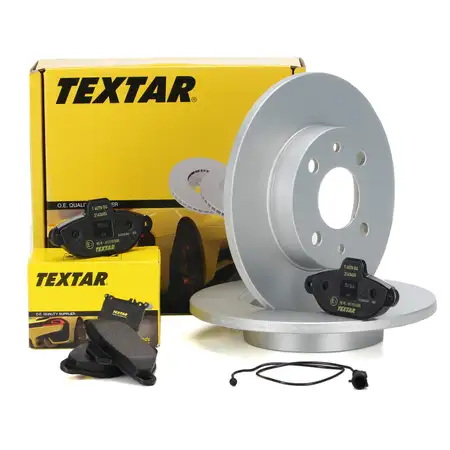 TEXTAR Bremsscheiben + Bel&auml;ge + Wako FIAT Punto 176 188 LANCIA Y vorne