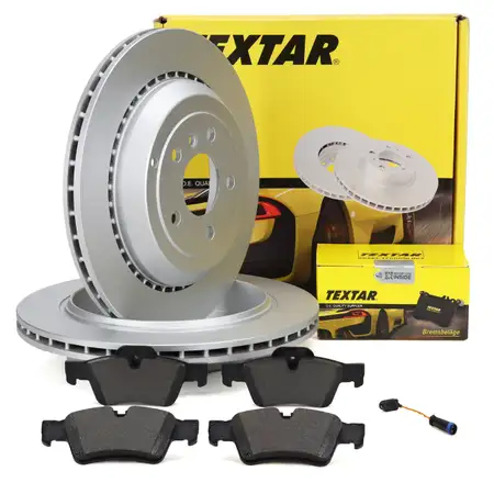 TEXTAR Bremsscheiben + Bremsbel&auml;ge + Sensor MERCEDES GL-Klasse X164 18 Zoll hinten