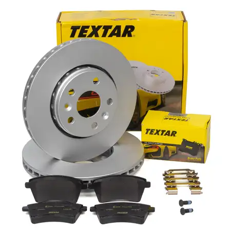 TEXTAR Bremsscheiben + Bremsbel&auml;ge MERCEDES Citan 415 RENAULT Kangoo 15/16 Zoll vorne