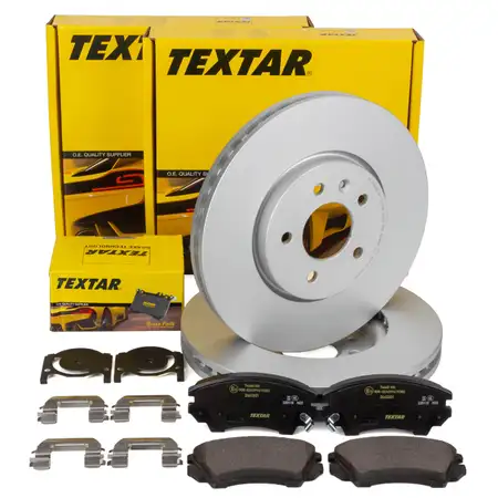 TEXTAR Bremsscheiben + Bremsbel&auml;ge OPEL Astra J Cascada Zafira Tourer C 17 Zoll vorne