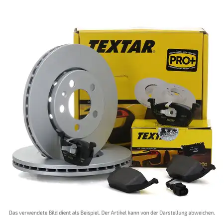 TEXTAR Bremsscheiben + Bel&auml;ge + Wako MERCEDES E-Klasse W211 S211 vorne