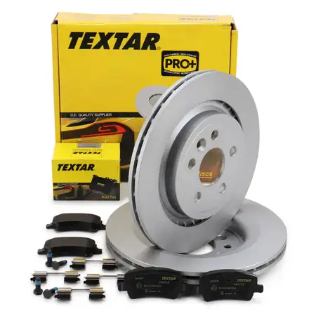 TEXTAR Bremsscheiben + Bremsbel&auml;ge VOLVO S60 II S80 II V60 I V70 III XC70 II hinten