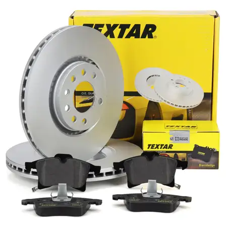 TEXTAR Bremsscheiben + Bremsbel&auml;ge OPEL Astra H Corsa D OPC Meriva A B Zafira B vorne