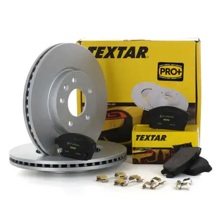 TEXTAR Bremsscheiben + Bremsbel&auml;ge OPEL Astra J Zafira Tourer C 16 Zoll vorne