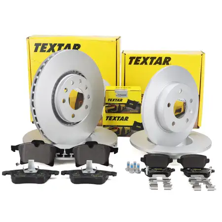 TEXTAR Bremsscheiben + Bremsbel&auml;ge OPEL Astra H Meriva B Zafira B vorne + hinten