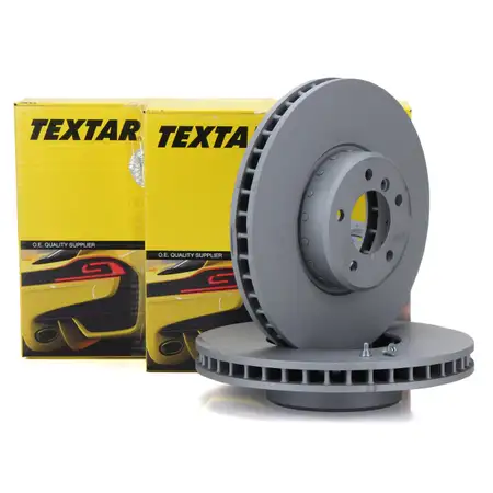 TEXTAR 92182425 Bremsscheiben Satz BMW 5er E60 E61 550i 535d 6er E63 E64 650i 635d vorne