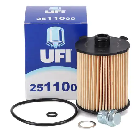 UFI 25.110.00 &Ouml;lfilter + Schraube VOLVO S60 S80 S90 V40 V60 V70 V90 XC60 XC70 XC90