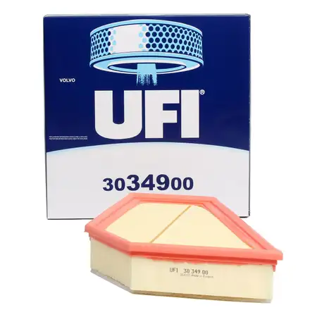 UFI 30.349.00 Luftfilter f&uuml;r VOLVO C30 C70 II S40 II V40 V50 D3 D4 D5 150-180 PS