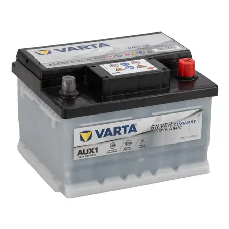 VARTA Aux1 SILVER dynamic AUX St&uuml;tzbatterie 12V 35Ah EN520A 2305410001