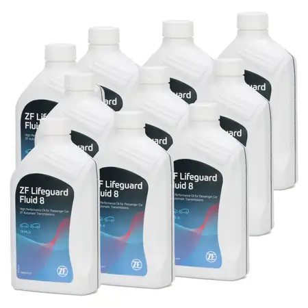 10L 10 Liter ZF PARTS Getriebe&ouml;l Automatikgetriebe&ouml;l LifeGuard FLUID 8 ATF 8HP