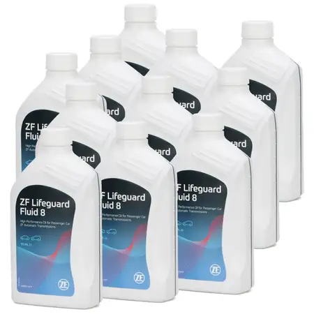 11L 11 Liter ZF PARTS Getriebe&ouml;l Automatikgetriebe&ouml;l LifeGuard FLUID 8 ATF 8HP