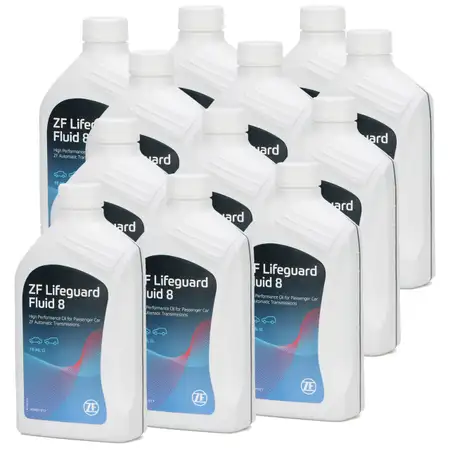 12L 12 Liter ZF PARTS Getriebe&ouml;l Automatikgetriebe&ouml;l LifeGuard FLUID 8 ATF 8HP