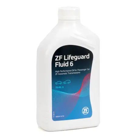 1L 1 Liter ZF PARTS Getriebe&ouml;l Automatikgetriebe&ouml;l LifeGuard FLUID 6 HP