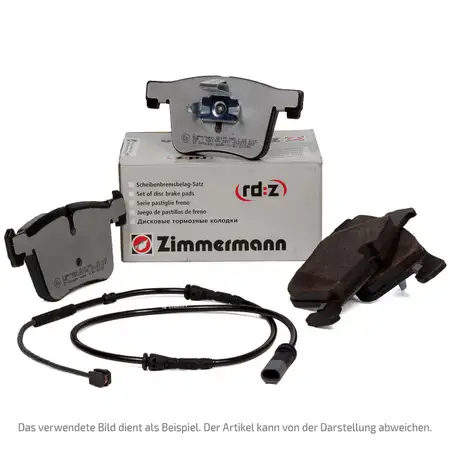 ZIMMERMANN Bremsbel&auml;ge rd:z + Sensor PORSCHE 944 2.5 Turbo 3.0 S2 968 3.0 vorne / hinten