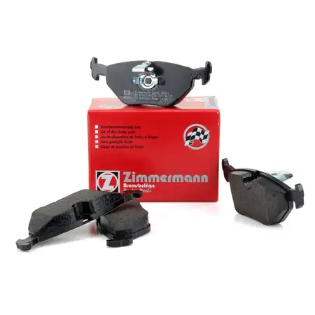 ZIMMERMANN Bremsbel&auml;ge Bremskl&ouml;tze f&uuml;r BMW 5er E39 520-540i 520/525/530d hinten